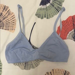 Everlane Bralette sz S (blue)